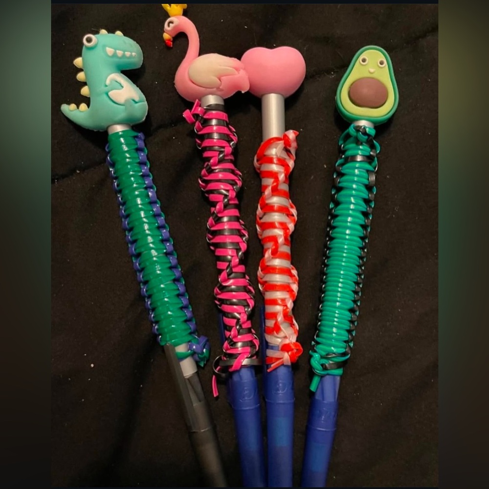 Cute Designed Lanyard Designed Pens!